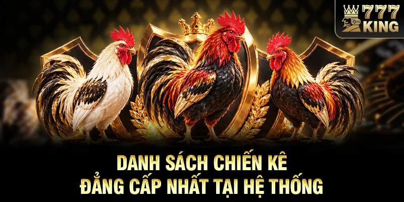 Danh sách chiến kê đẳng cấp nhất tại hệ thống